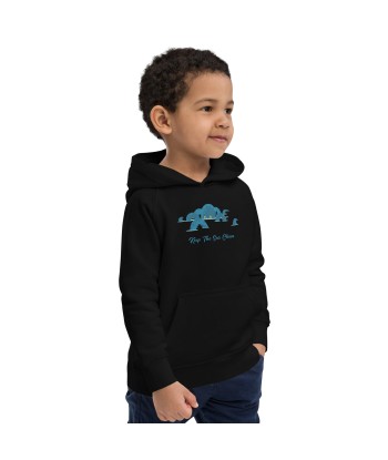 Sweat à capuche écologique pour enfants Octopus Blue le concept de la Pate a emporter 