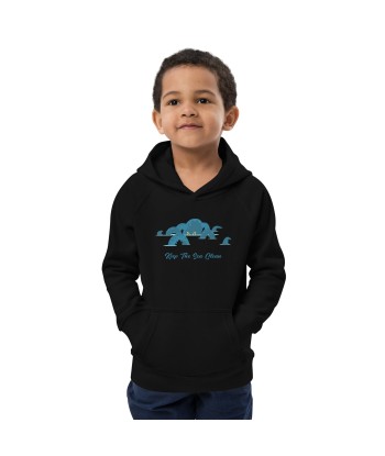 Sweat à capuche écologique pour enfants Octopus Blue le concept de la Pate a emporter 