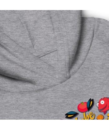 Sweat à capuche écologique pour enfants Make Bouillabaisse Not War Pour