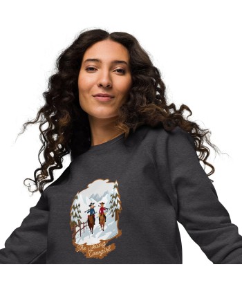 Sweatshirt écologique raglan unisexe The Skiing Cowgirl les ligaments