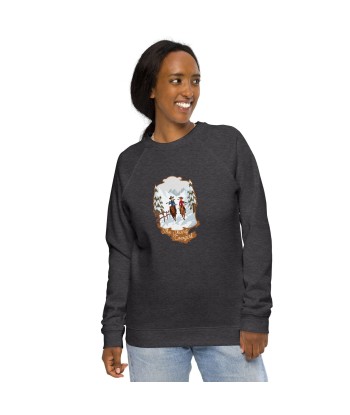 Sweatshirt écologique raglan unisexe The Skiing Cowgirl les ligaments