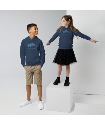 Sweat à capuche écologique pour enfants Octopus Blue le concept de la Pate a emporter 