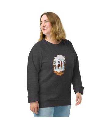 Sweatshirt écologique raglan unisexe The Skiing Cowgirl les ligaments