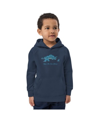 Sweat à capuche écologique pour enfants Octopus Blue le concept de la Pate a emporter 