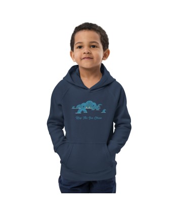 Sweat à capuche écologique pour enfants Octopus Blue le concept de la Pate a emporter 