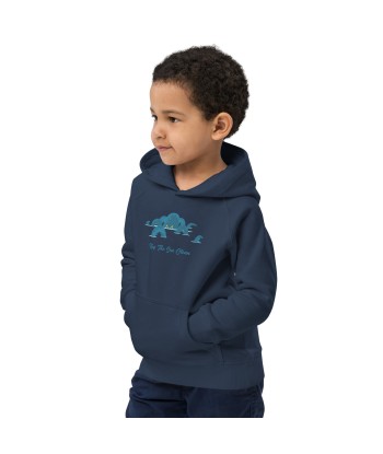 Sweat à capuche écologique pour enfants Octopus Blue le concept de la Pate a emporter 