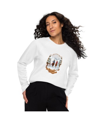 Sweatshirt écologique raglan unisexe The Skiing Cowgirl les ligaments