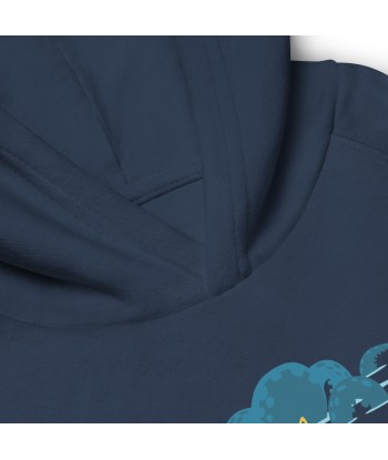 Sweat à capuche écologique pour enfants Octopus Blue le concept de la Pate a emporter 