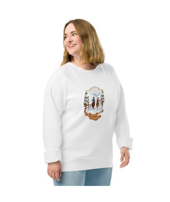 Sweatshirt écologique raglan unisexe The Skiing Cowgirl les ligaments