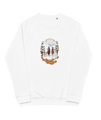 Sweatshirt écologique raglan unisexe The Skiing Cowgirl les ligaments