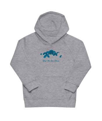 Sweat à capuche écologique pour enfants Octopus Blue le concept de la Pate a emporter 