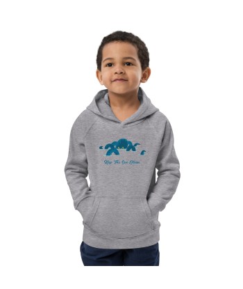 Sweat à capuche écologique pour enfants Octopus Blue le concept de la Pate a emporter 