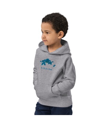 Sweat à capuche écologique pour enfants Octopus Blue le concept de la Pate a emporter 