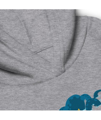 Sweat à capuche écologique pour enfants Octopus Blue le concept de la Pate a emporter 