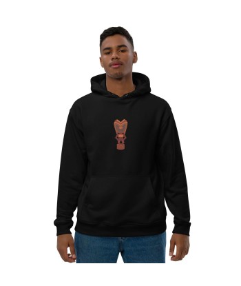 Sweat à capuche premium écologique Ku Tiki God (face) + Tiki Gods (dos) Par le système avancé 