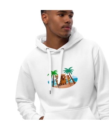 Sweat à capuche premium écologique Tiki Kombi (face & dos) prix