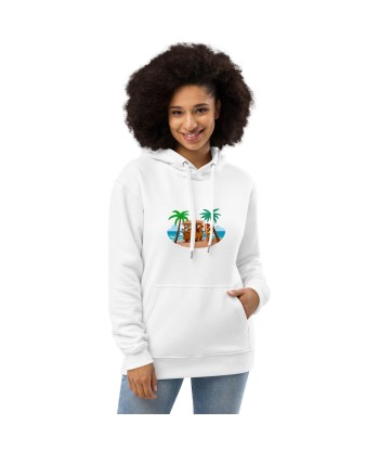 Sweat à capuche premium écologique Tiki Kombi (face & dos) prix