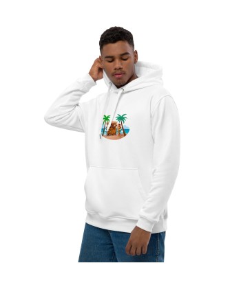 Sweat à capuche premium écologique Tiki Kombi (face & dos) prix