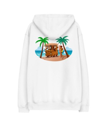 Sweat à capuche premium écologique Tiki Kombi (face & dos) prix