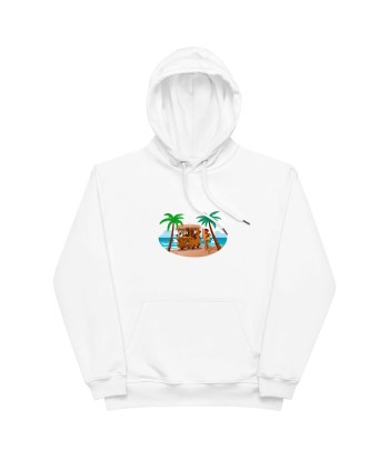 Sweat à capuche premium écologique Tiki Kombi (face & dos) prix