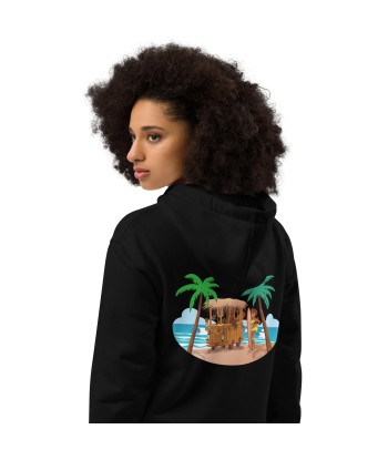 Sweat à capuche premium écologique Tiki Kombi (face & dos) prix