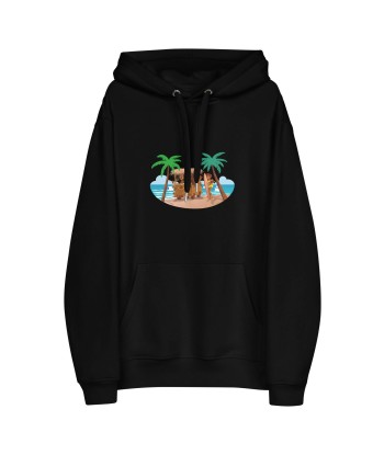 Sweat à capuche premium écologique Tiki Kombi (face & dos) prix