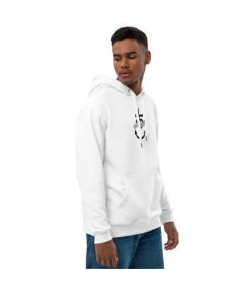 Sweat à capuche premium écologique Oh Bonne Mer 1 grand motif brodé sur la face 2 - 3 jours ouvrés.