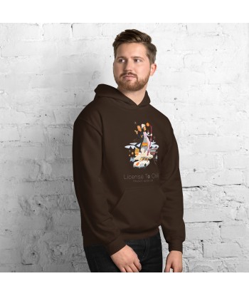 Sweat à capuche d'hiver unisexe License To Chill Mission Après-Ski sur couleurs foncées 50-70% off 