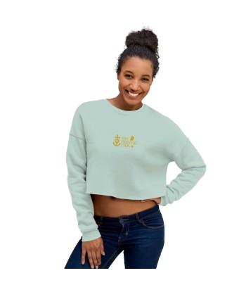 Sweat-Shirt Crop-Top Oh Bonne Mer 2 brodé en linge