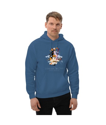 Sweat à capuche d'hiver unisexe License To Chill Mission Après-Ski sur couleurs foncées 50-70% off 