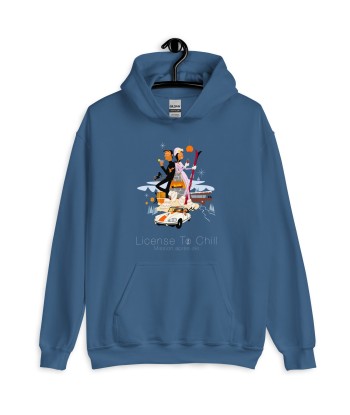 Sweat à capuche d'hiver unisexe License To Chill Mission Après-Ski sur couleurs foncées 50-70% off 