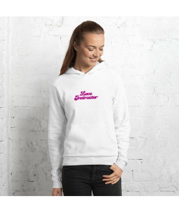 Sweat à capuche unisexe doublé polaire Love Instructor brillant des détails fins