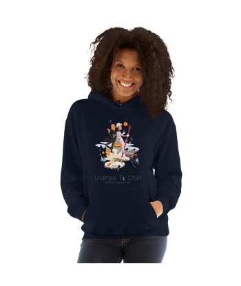 Sweat à capuche d'hiver unisexe License To Chill Mission Après-Ski sur couleurs foncées 50-70% off 