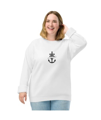 Sweatshirt écologique raglan unisexe Oh Bonne Mer 1 ou a consommer sur place