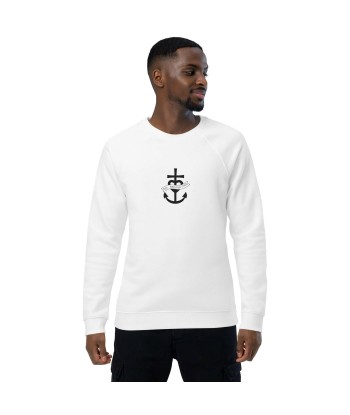 Sweatshirt écologique raglan unisexe Oh Bonne Mer 1 ou a consommer sur place