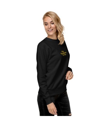 Sweatshirt premium unisexe Make Bouillabaisse Not War petit motif brodé l'achat 