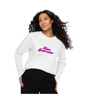 Sweatshirt écologique raglan unisexe Love Instructor hantent personnes