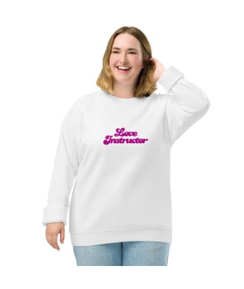 Sweatshirt écologique raglan unisexe Love Instructor hantent personnes