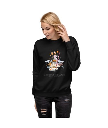 Sweatshirt premium unisexe License To Chill Mission Après-Ski Venez acheter