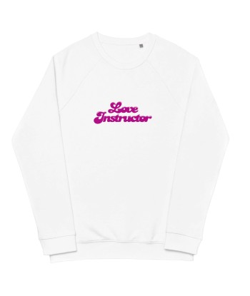 Sweatshirt écologique raglan unisexe Love Instructor hantent personnes