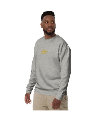 Sweatshirt premium unisexe Make Bouillabaisse Not War petit motif brodé l'achat 