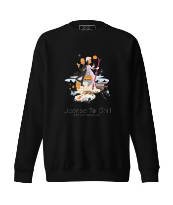 Sweatshirt premium unisexe License To Chill Mission Après-Ski Venez acheter