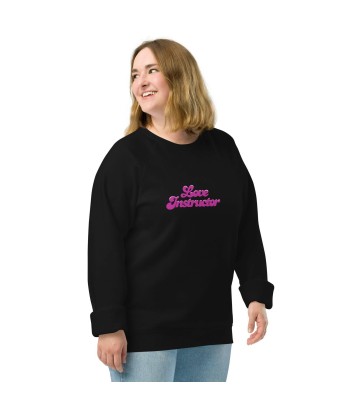 Sweatshirt écologique raglan unisexe Love Instructor hantent personnes