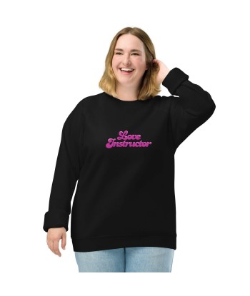 Sweatshirt écologique raglan unisexe Love Instructor hantent personnes