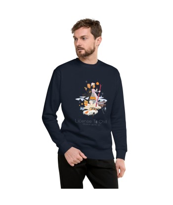 Sweatshirt premium unisexe License To Chill Mission Après-Ski Venez acheter