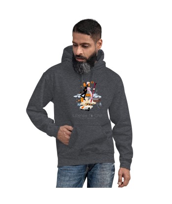 Sweat à capuche d'hiver unisexe License To Chill Mission Après-Ski sur couleurs foncées 50-70% off 