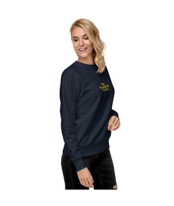 Sweatshirt premium unisexe Make Bouillabaisse Not War petit motif brodé l'achat 