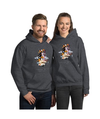 Sweat à capuche d'hiver unisexe License To Chill Mission Après-Ski sur couleurs foncées 50-70% off 