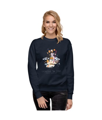 Sweatshirt premium unisexe License To Chill Mission Après-Ski Venez acheter