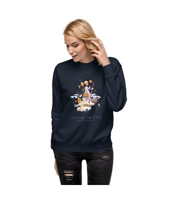 Sweatshirt premium unisexe License To Chill Mission Après-Ski Venez acheter